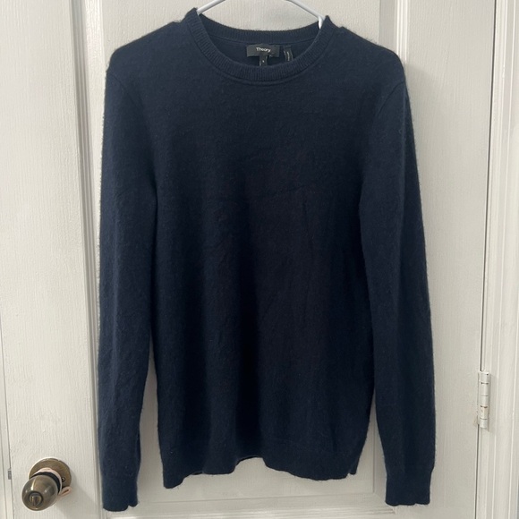 Theory Crewneck Navy Blue Sweater  (Size S) - Picture 3 of 8